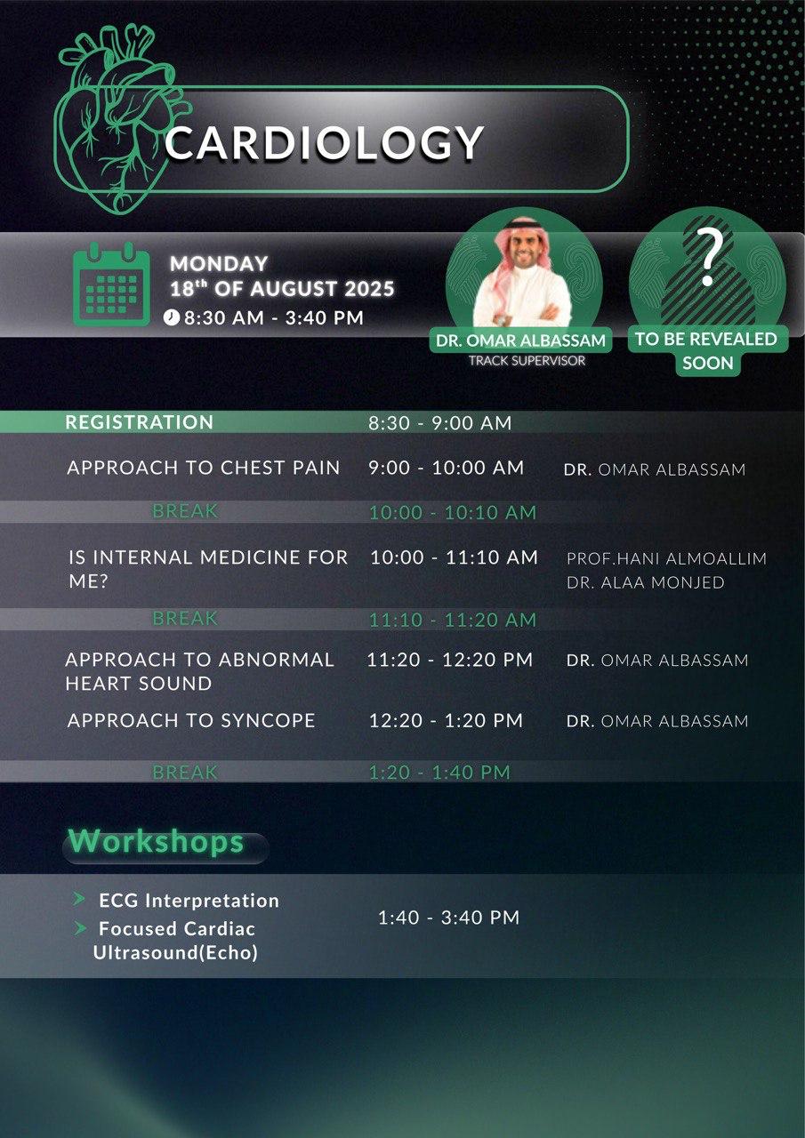 Day 3 - Cardiology activities overview