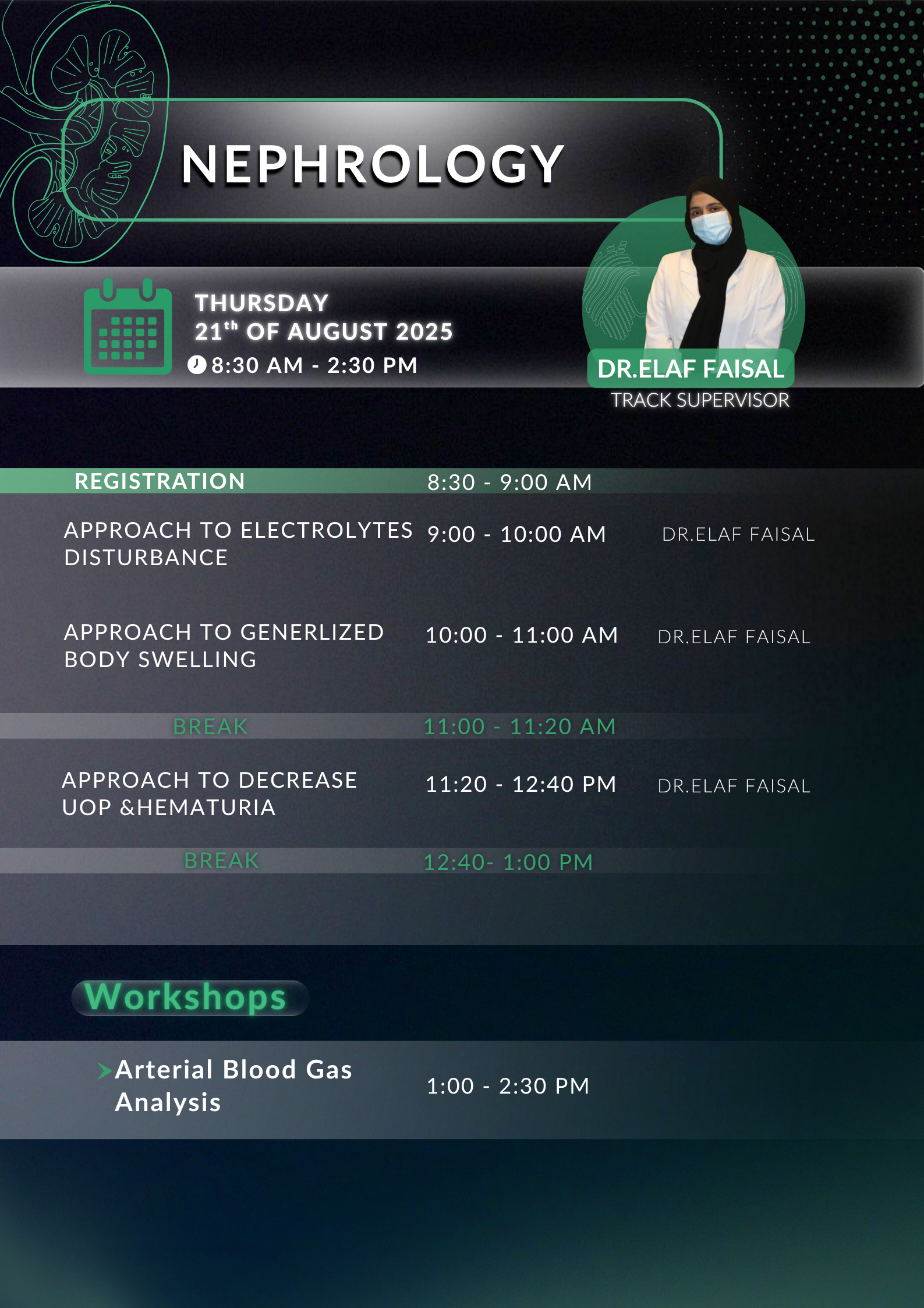 Day 6 - Nephrology activities overview